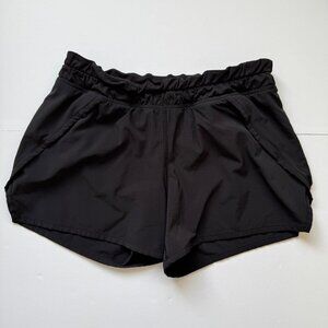 Ivivva Lightening Stride Shorts Black Athletic Running Workout Activewear Sz 14